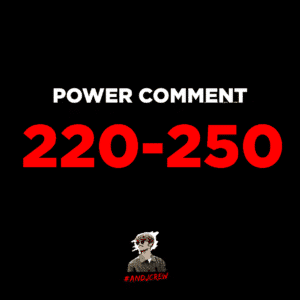 220-250 Power Comment